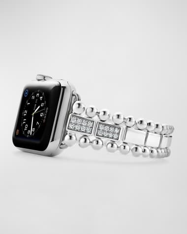 LAGOS Smart Caviar Diamond Pave 38mm Apple Watch Bracelet