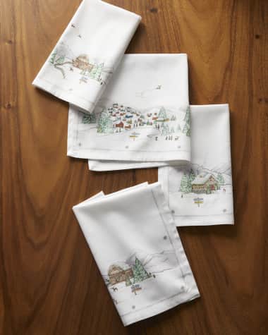 Berry & Thread North Pole Napkin Set of 4 - By Juliska main image 0