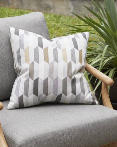 Elaine Smith Chiseled Sunbrella Pillow