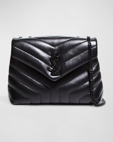 Saint Laurent Loulou Small YSL Shoulder Bag in Quilted Leather