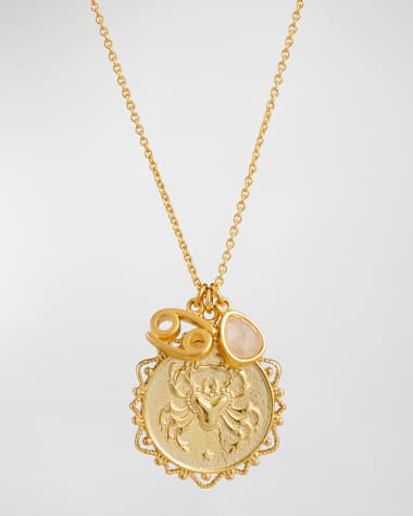 Tai Zodiac Charm Necklace w/ Moonstone