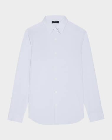 Theory Men's Sylvain Shirt in Structure Knit