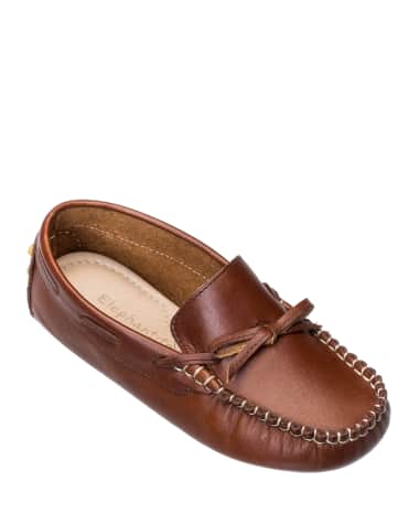 Elephantito Boys' Leather Driver Loafers, Baby