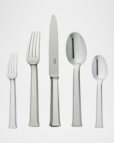 Ercuis Sequoia Silver Plated 5-Piece Flatware Place Setting