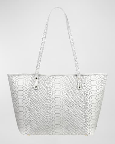 Gigi New York Taylor Python-Print Tote Bag