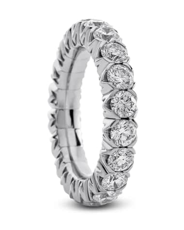 Mattioli 18k X-Band White Gold Spring