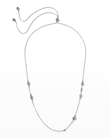 Platinum Born Momentum Platinum Sliding Ornament Necklace