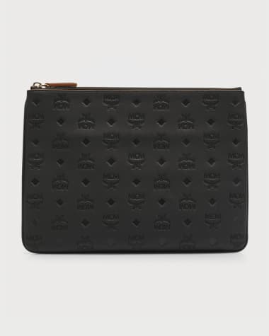 MCM Leather Clutch bag Black MCM