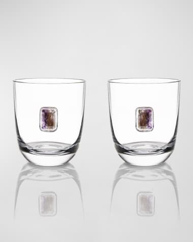 ANNA New York Elevo Double Old-Fashioned Glasses, Set of 2