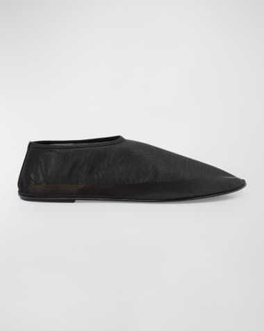 THE ROW Sheer Sock Nylon Flats