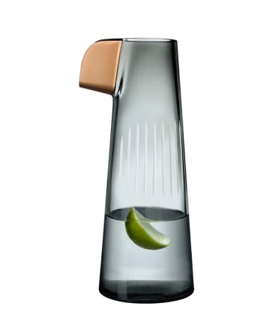 NUDE Parrot Carafe, Smoke/White