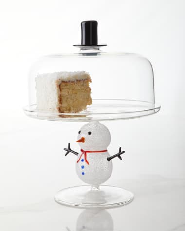 Massimo Lunardon Snowman Cake Stand