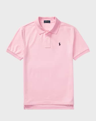 Ralph Lauren Childrenswear Boy's Short-Sleeve Logo Embroidery Polo Shirt, Size S-XL