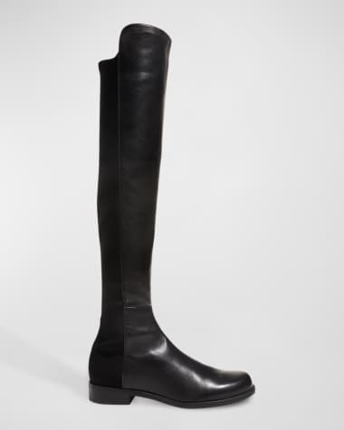 Stuart Weitzman 5050 Leather Over-the-Knee Boots