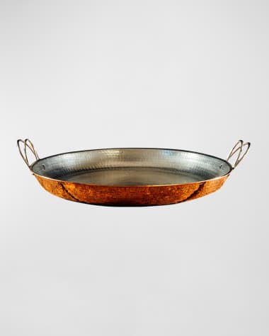 Sertodo Copper Alicante Paella Pan, 18"