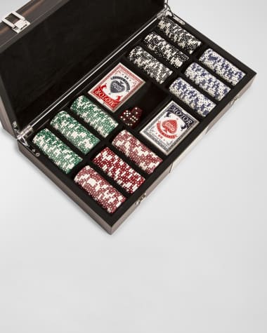 Brouk and Co 300-Chip Poker Set in Wooden Case