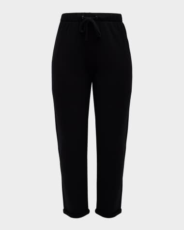 Majestic Filatures Drawstring French Terry Pants with Rolled Hem