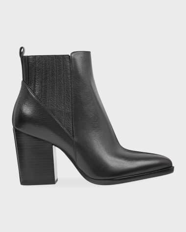 Marc Fisher LTD Alva Suede Pleated Chelsea Booties