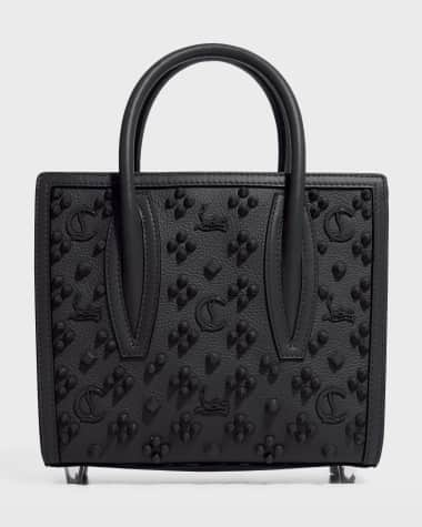 Loewe Origami Cubo 30 Large Suede Tote Bag Black, $2,150, Neiman Marcus