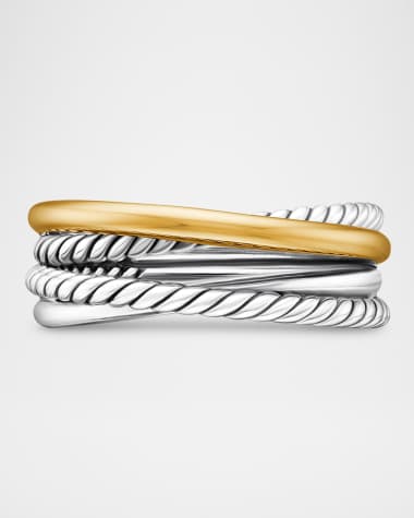 David Yurman Crossover Ring with 18k Gold