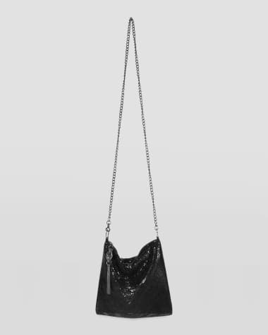 Whiting & Davis Ibiza Snake-Head Crossbody Bag