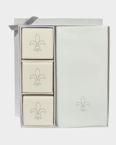 Carved Solutions Eco-Luxury Fleur de Lys Courtesy Gift Set