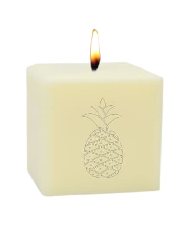 Carved Solutions 3" Eco-Luxury Pineapple Soy Candle