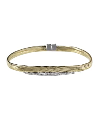 Nikos Koulis Feelings 18k Diamond Baguette Bracelet