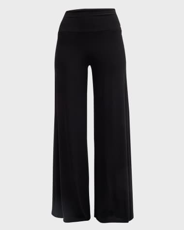 Norma Kamali Elephant Wide-Leg Pants