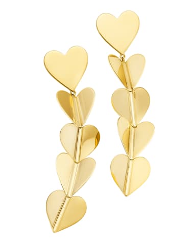 CADAR Wings of Love 18k Large Drop Earrings
