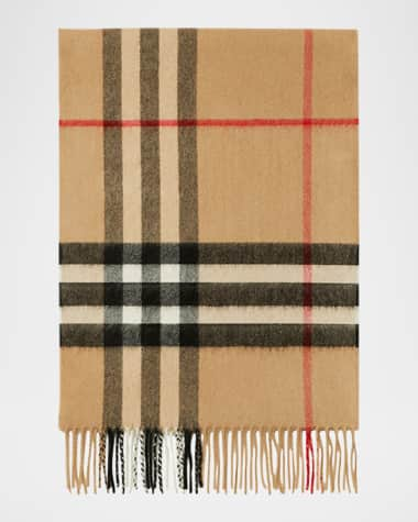 Burberry Giant Check Cashmere Scarf