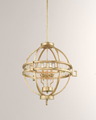 Lucas + McKearn Lemuria 3-Light Round Globe Chandelier