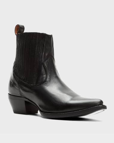 Frye Sacha Chelsea Leather Chelsea Booties