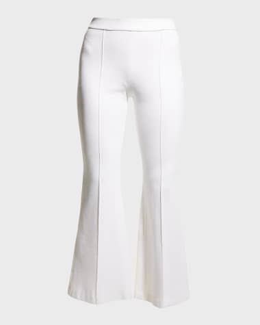 Rosetta Getty Cropped Flare Trousers
