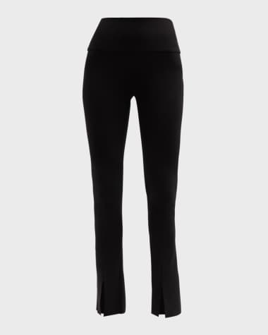 Norma Kamali Spat Stretch-Jersey Flared Leggings