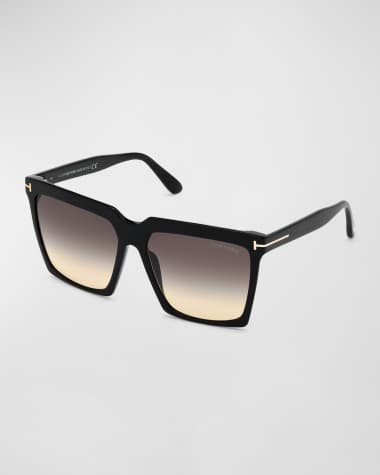 TOM FORD Sabrina Square Acetate Sunglasses