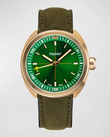 Tockr Watches Men's Skytrain Series Bronze Watch