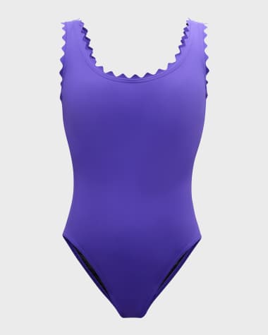 Karla Colletto Ines Scoop-Neck Underwire One-Piece Swimsuit