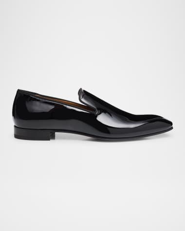 Christian Louboutin Men's Greghost Patent Leather Loafers