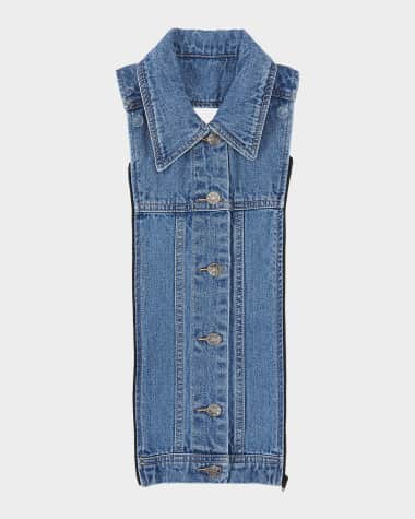 Veronica Beard Slate Denim Dickey