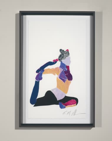 RFA Fine Art "Yoga - Pigeon" Giclee Wall Art by Robert Robinson