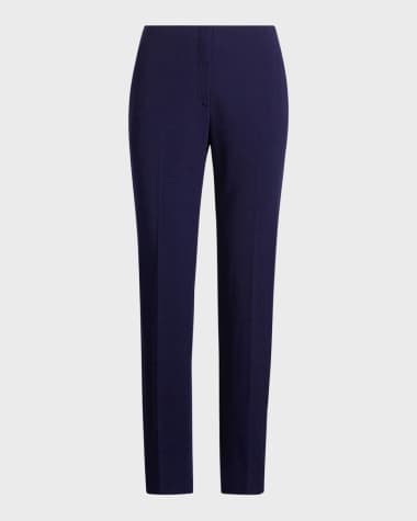 Ralph Lauren Collection Simone Wool Straight-Leg Pants