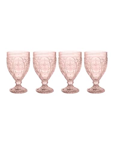 Fitz & Floyd Trestle Goblets, Set of 4