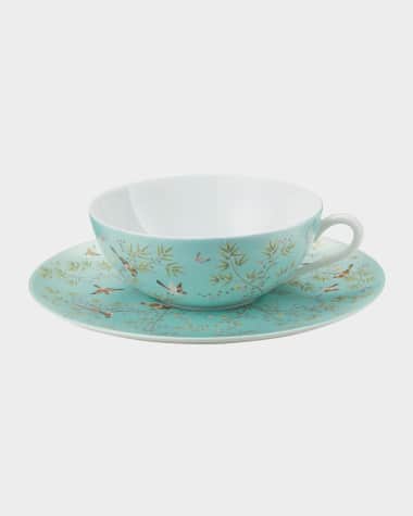 Raynaud Paradis Turquoise Tea Saucer