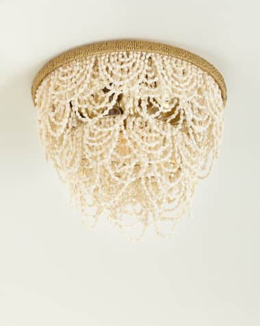 Neiman Marcus Martha Palay Shell Flush Mount