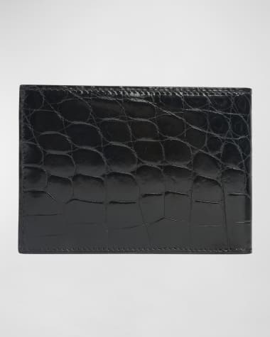 Zambezi Grace Men's Bi-Fold Crocodile Leather Wallet