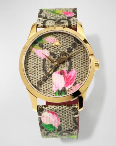 Round Gucci Smart Watch For Womens, For Personal Use