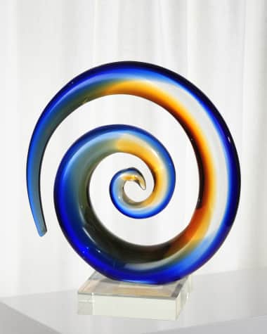 Dale Tiffany Mystification Art Glass Sculpture