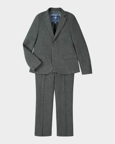 Andy & Evan Boy's Two-Piece Suit Set, Size 3-24 Months