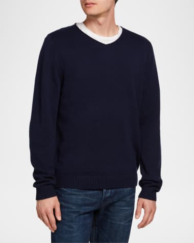 Fisher + Baker Men's Wentworth V-Neck Sweater